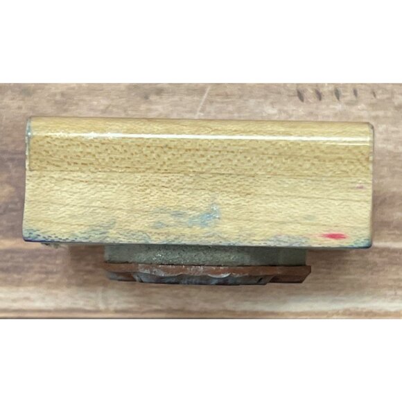 Vintage 1985 Hero Arts Teddy Bear & Cat Rubber Stamp - Picture 5 of 5